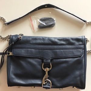 Rebecca Minkoff Large Navy MAC crossbody bag